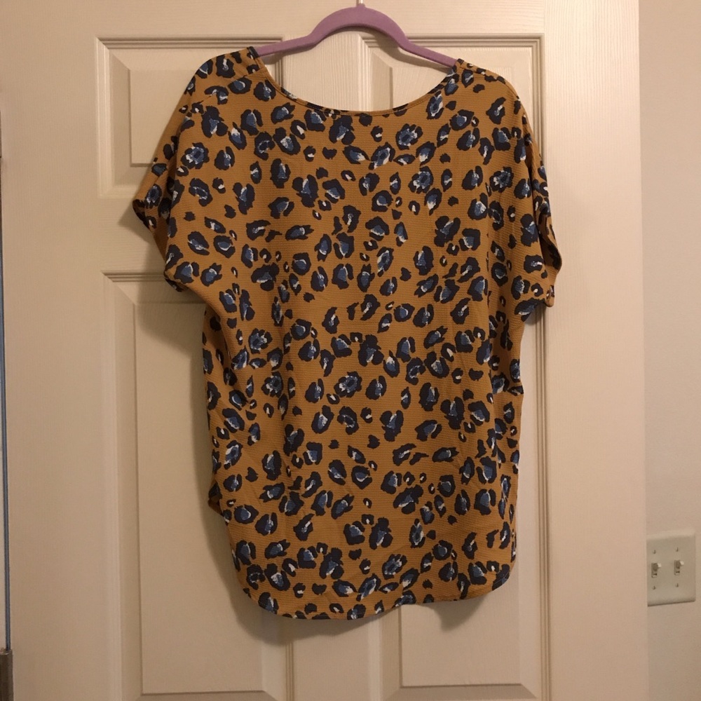 Leopard Print Boutique Top
